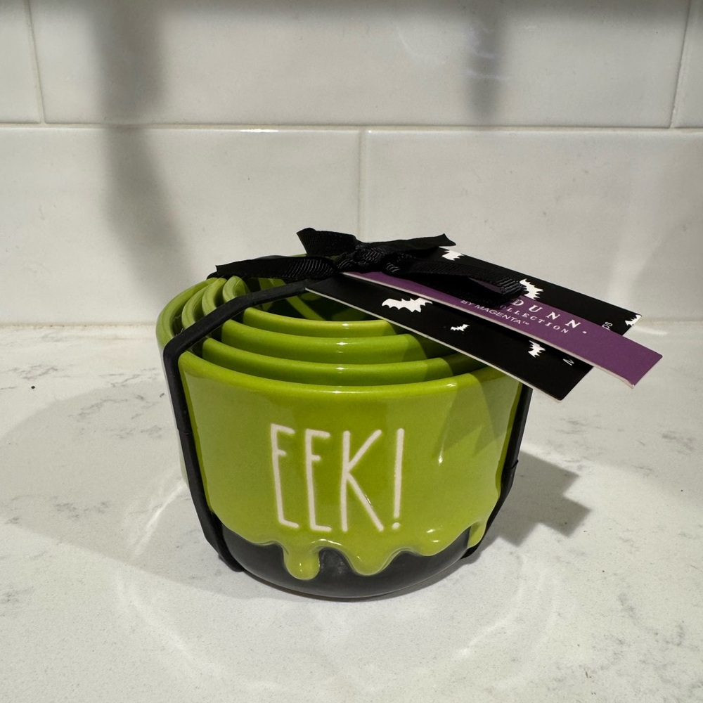 Rae Dunn Green Mixing Bowls Set